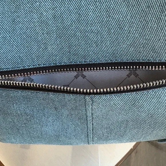 🩵🩵AIMEE KESTENBERG BALI LEATHER DENIM CROSSBODY BAG!🩵🩵 - Picture 5 of 11